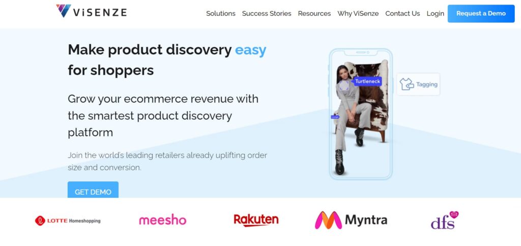 Visenze AI - Tools to drive Ecommerce growth