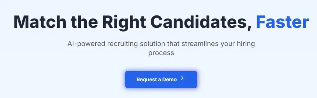 OnlyMe recruitment automation AI-powered candidate matching interface